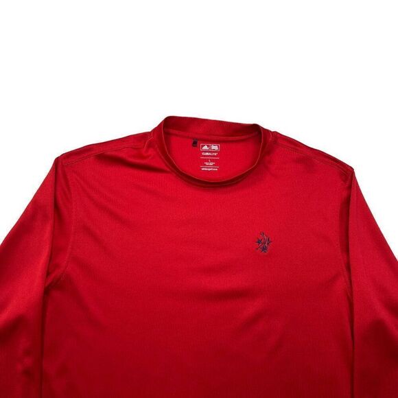 Adidas Men's Size Large ClimaLite Long Sleeve Mock Neck Golf Shirt‎ - Picture 3 of 13